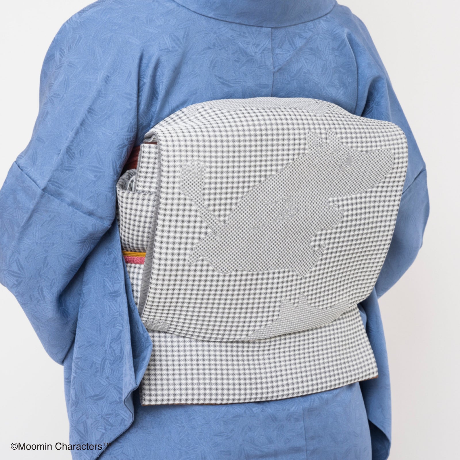 MOOMINコラボ＞西陣織袋帯「MOOMIN × NISHIJIN Waffle(和紙)」ムーミン