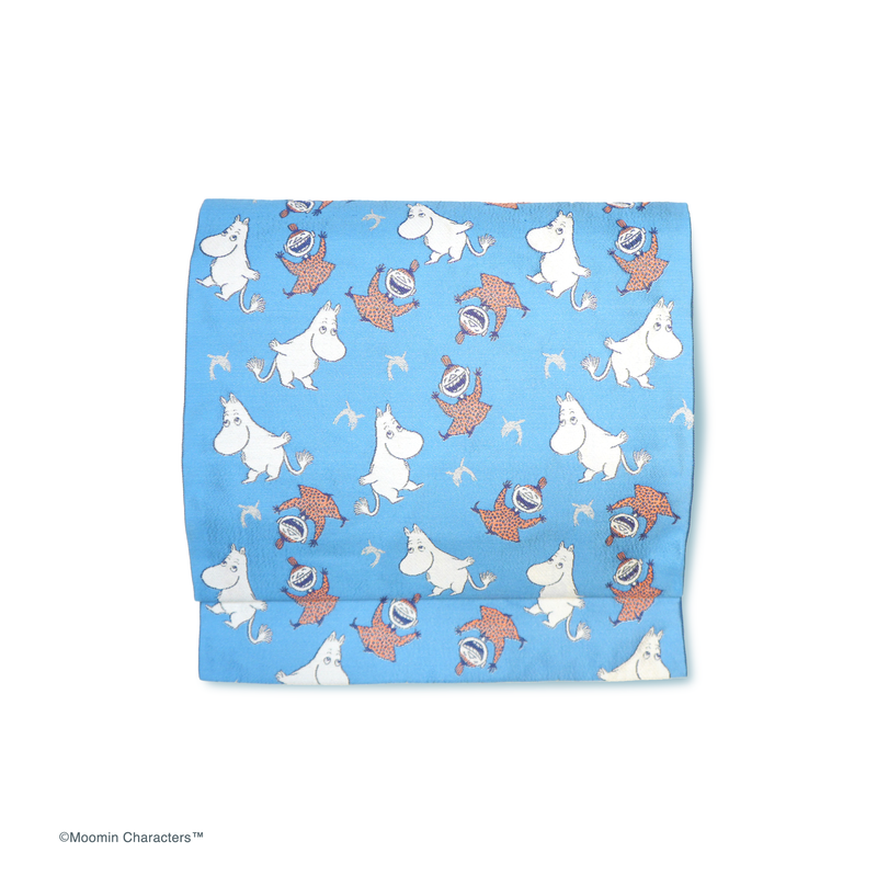＜MOOMINコラボ＞西陣織名古屋帯「MOOMIN & Friends」