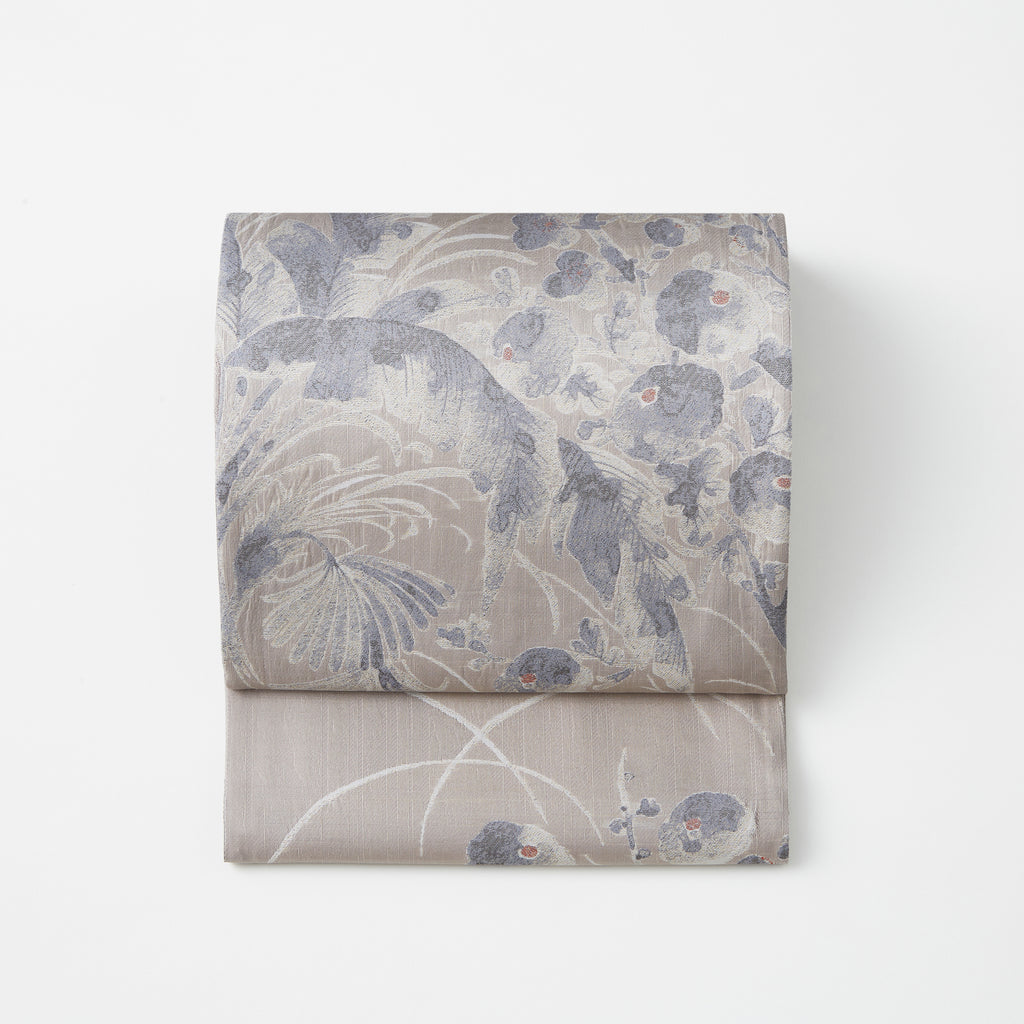 光 風 在 名 絹本淡彩緑彩色 山水画 落款印在 桐箱