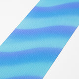 グラデーション九寸 西陣織 名古屋帯  7色 青 紫 グレー トリコロール
