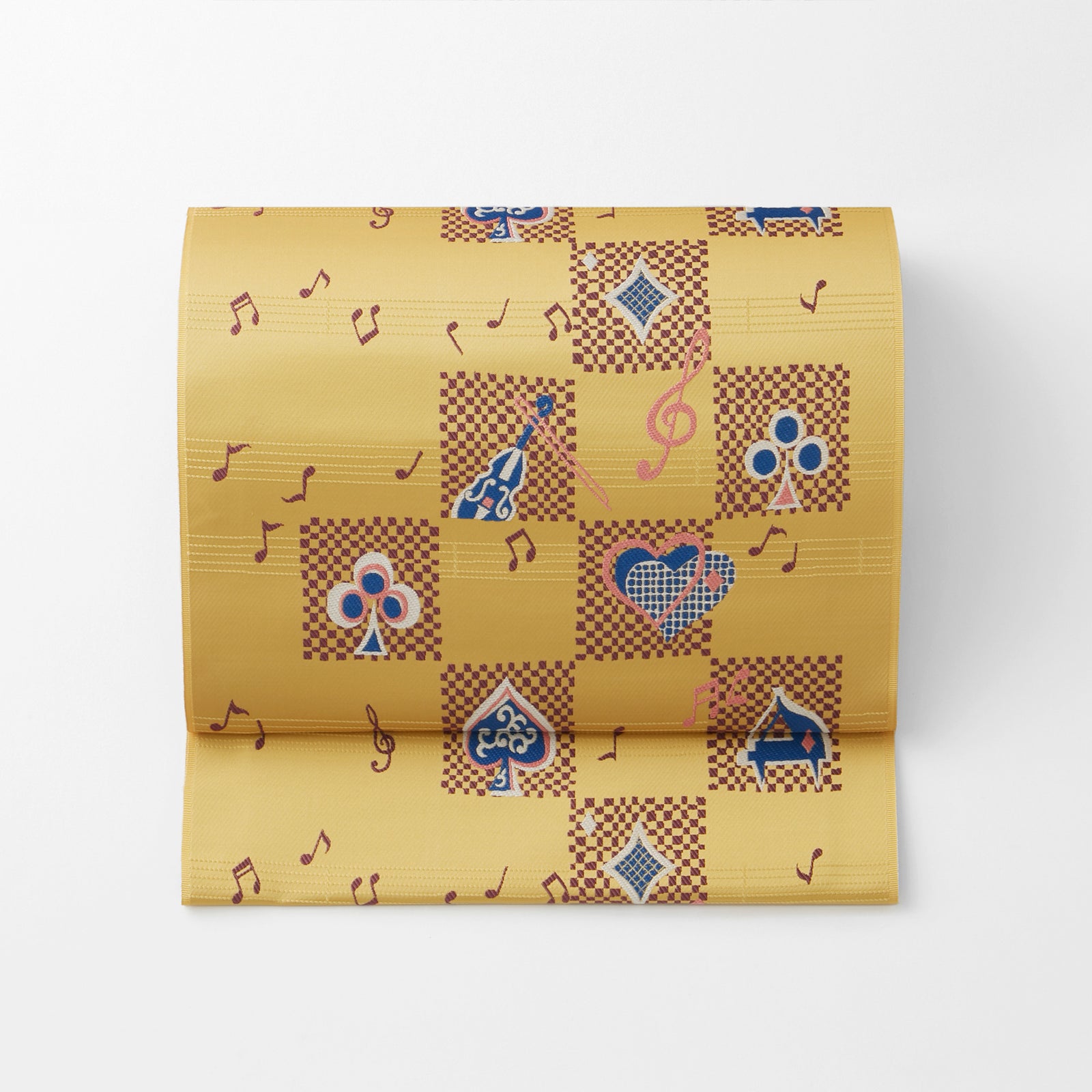 ふりふ トランプ柄 名古屋帯 青 紫織庵 ふりふ トランプ柄 名古屋帯 青 紫織庵 2025年最新】ふりふ